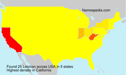 Surname Leonian in USA Surname Leonian in USA