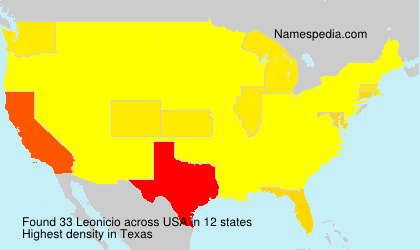 Surname Leonicio in USA Surname Leonicio in USA