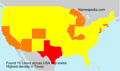 Surname Leova in USA