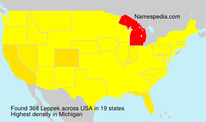 Surname Leppek in USA