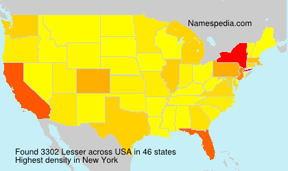 Surname Lesser in USA