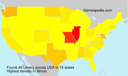 Surname Levery in USA
