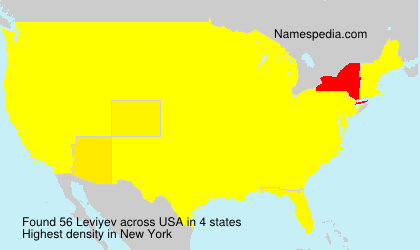 Surname Leviyev in USA