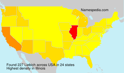 Surname Liebich in USA