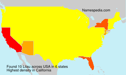 Surname Lilau in USA Surname Lilau in USA