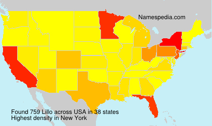 Surname Lillo in USA