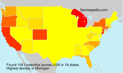 Surname Lindenthal in USA