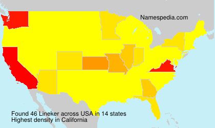 Surname Lineker in USA