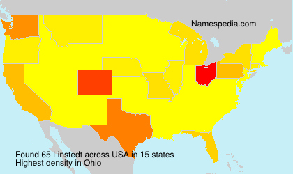 Surname Linstedt in USA
