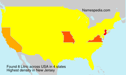 Surname Litric in USA