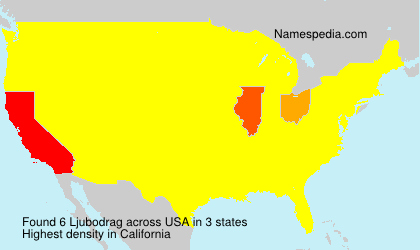 Surname Ljubodrag in USA