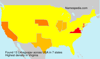 Surname Lkhagvajav in USA