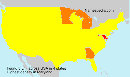 Surname Lml in USA