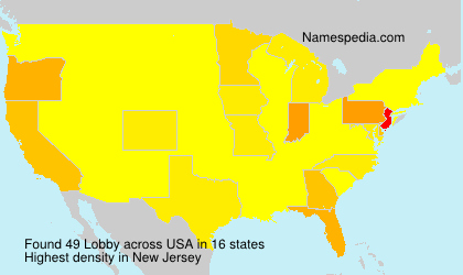 Surname Lobby in USA