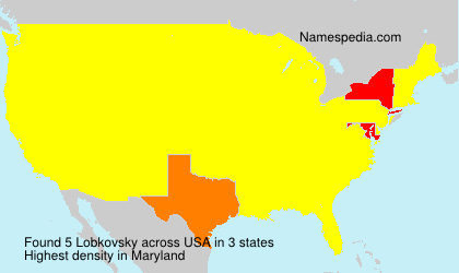 Surname Lobkovsky in USA