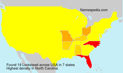 Surname Lockstead in USA