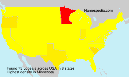 Surname Logeais in USA