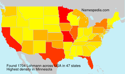 Surname Lohmann in USA