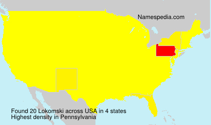 Surname Lokomski in USA