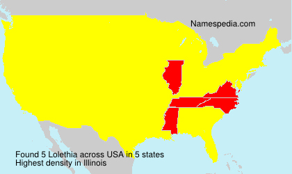 Surname Lolethia in USA Surname Lolethia in USA