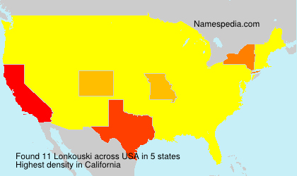 Surname Lonkouski in USA Surname Lonkouski in USA