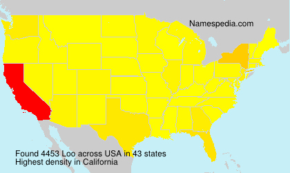 Surname Loo in USA