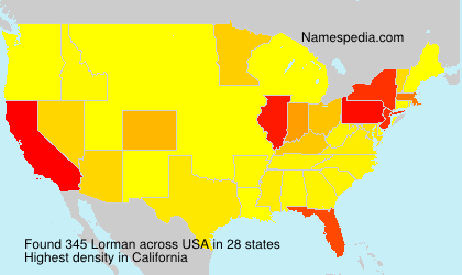 Surname Lorman in USA