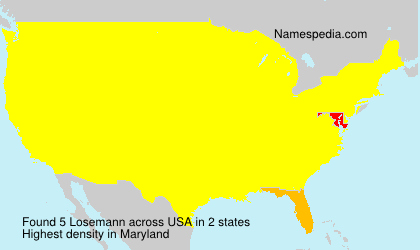 Surname Losemann in USA Surname Losemann in USA
