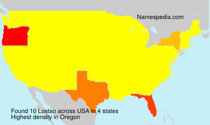 Surname Lostao in USA
