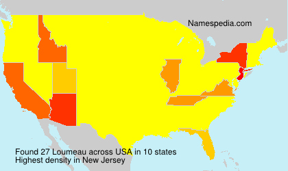 Surname Loumeau in USA