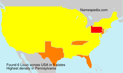 Surname Louzi in USA