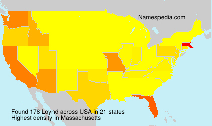Surname Loynd in USA