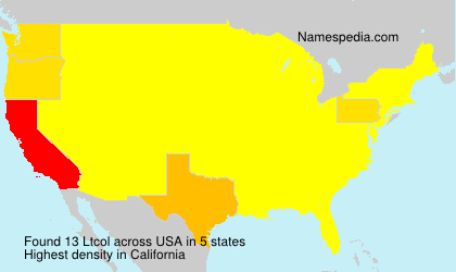 Surname Ltcol in USA