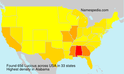 Surname Lucious in USA