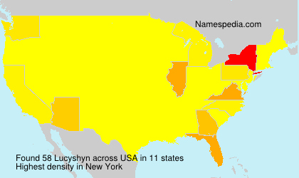 Surname Lucyshyn in USA