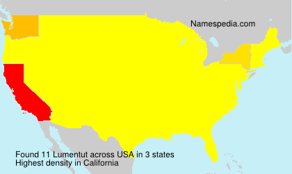 Surname Lumentut in USA Surname Lumentut in USA