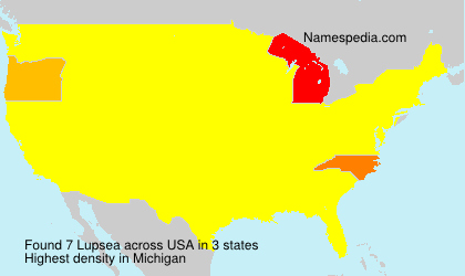 Surname Lupsea in USA