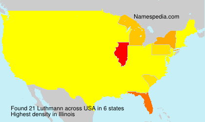 Surname Luthmann in USA