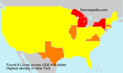 Surname Luvas in USA