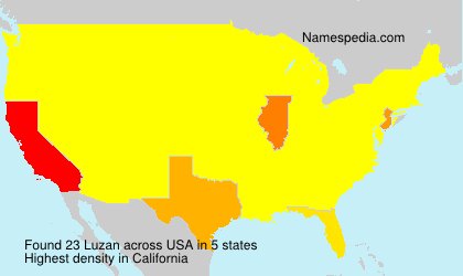 Surname Luzan in USA