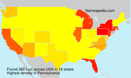 Surname Luzi in USA
