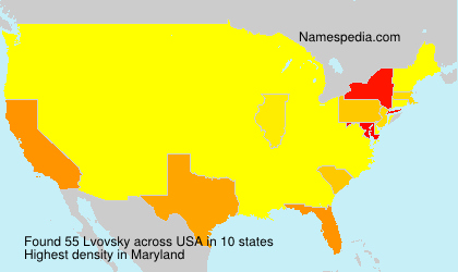Surname Lvovsky in USA Surname Lvovsky in USA