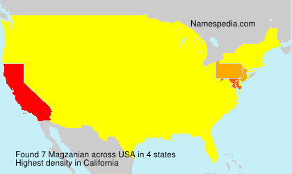 Surname Magzanian in USA Surname Magzanian in USA