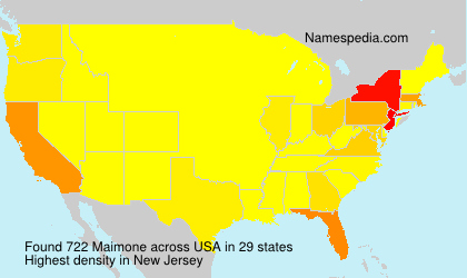 Surname Maimone in USA