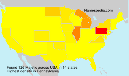 Surname Majetic in USA