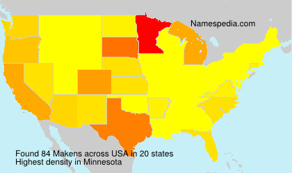 Surname Makens in USA