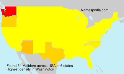 Surname Malidore in USA