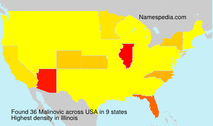 Surname Malinovic in USA