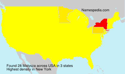 Surname Malysza in USA