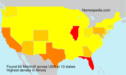 Surname Manhoff in USA Surname Manhoff in USA